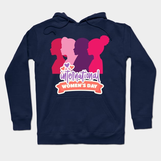 International Womens Day Hoodie by Charlie Dion